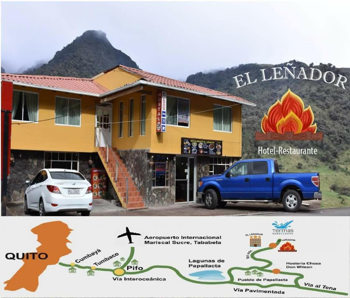 El Lenador Hotel Y Restaurante Papallacta Exterior foto